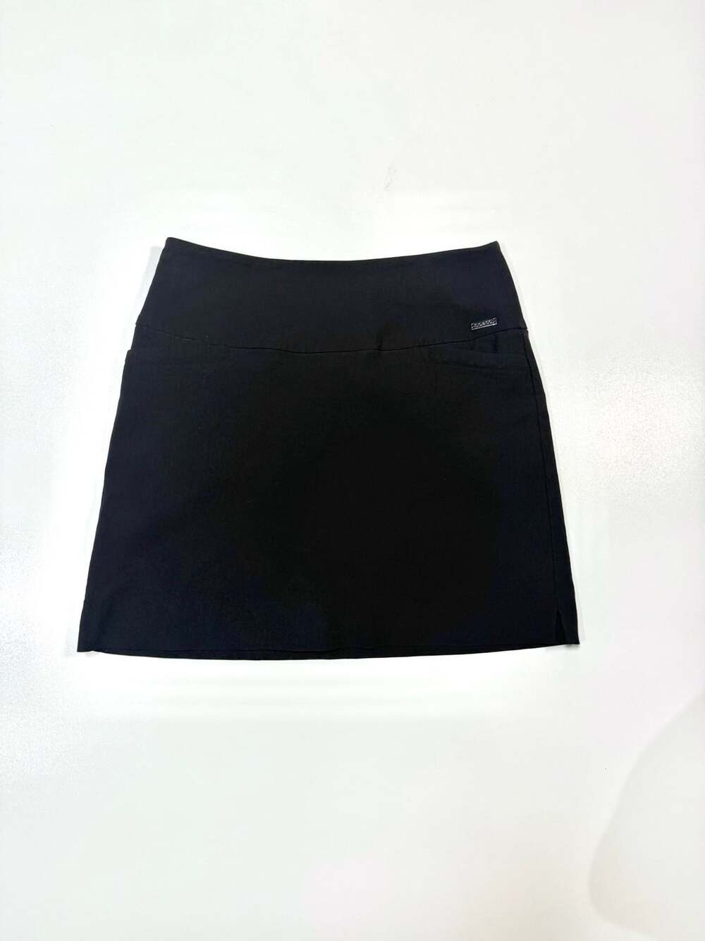 S.C. & Co. Black Tummy Control Athletic Tennis Skort with Pockets Medium Athleis